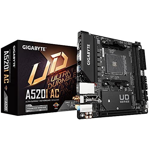 GIGABYTE A520I AC ITX Motherboard for AMD AM4 CPUs