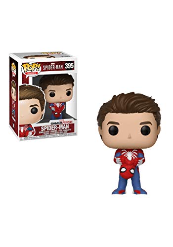 Funko Pop Marvel Games: Spider-Man Video Game - Unmasked Spider-Man Collectible Figure, Multicolor