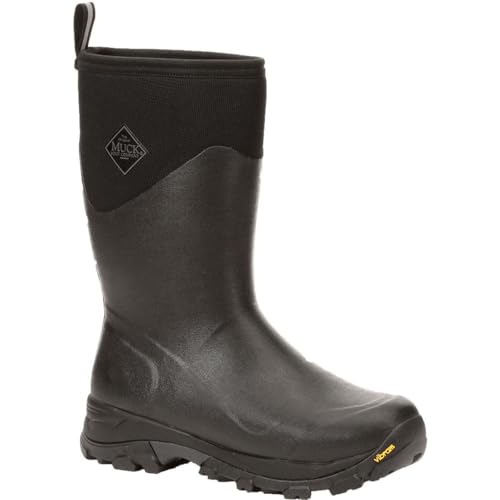 Muck Boots Men's Wellington Boots Rain, Black, 9 US