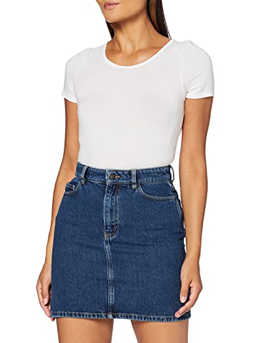 People Tree Catrina Women's Denim Skirt, Blue Blue, 38
