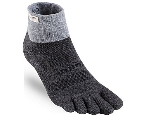 injinji Men's Trail Midweight Mini Crew Toesocks