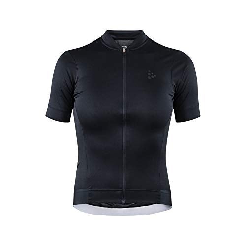 Craft Sportswear Womens Essence Biking and Cycling UPF25+ Full Zip Short Sleeve Jersey