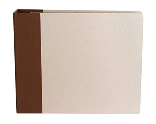 American Crafts Modern D-Ring Album 12"X12", Chestnut