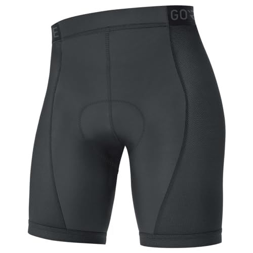 GORE WEAR Women's Standard C3 W Liner Short Tights+, Black, XL/16-18