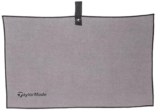TaylorMade Golf MICROFIBER CART TOWEL (GRAY), 15" X 24"