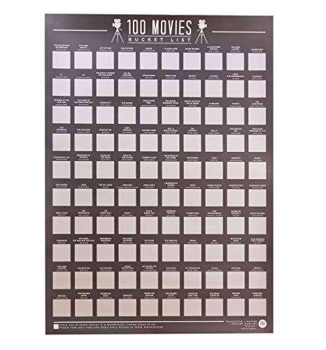 Gift Republic 100 Movies Bucket List Poster
