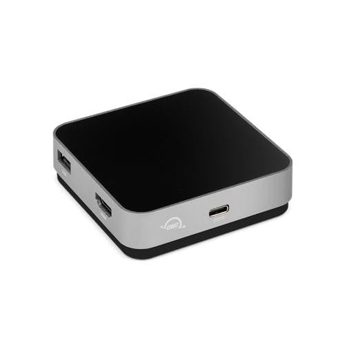 OWC Usb-C Travel Dock, 5 Port With Usb 3.1, Hdmi, Sd Card, And 100W Power Pass Through, Space Grey