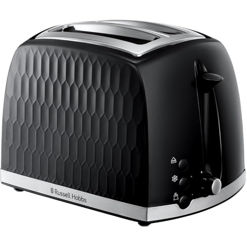 Russell Hobbs 26061-56 Honeycomb Black 2 Slice Toaster