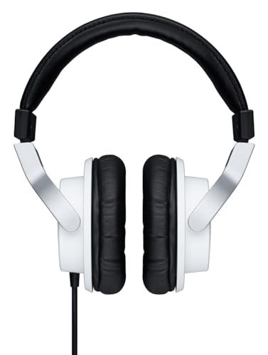 Yamaha HPH-MT7W Studio Monitor Headphones White