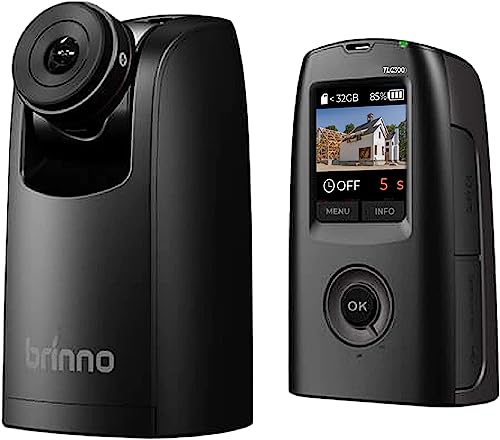 Brinno Time Lapse Camera TLC300, Timelapse Camera Outdoor Construction, Outdoor & Indoor Use, Professional HDR FHD1080P Timelapse Camera with LCD Screen, Extended Battery Life - SG Local Unit