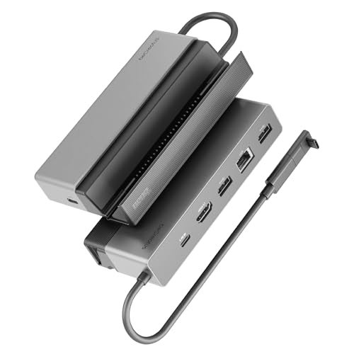 BenQ GR10 Steam Deck Dock | USB4 Gaming Mobile Dock | HDMI 2.1 | Hub | Steam Deck/ROG Ally/Mobile(iPhone)/Laptop(MacBook) Compatible|(1080p360Hz/4K120Hz)| PD100W| 2.5Gb Ethernet| Flip Stand| beCreatus