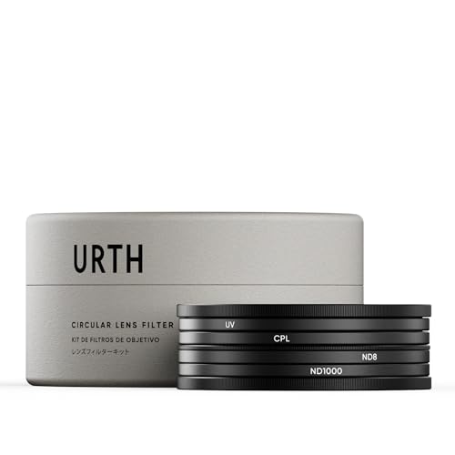 Urth 40.5mm UV, Circular Polarizing (CPL), ND8, ND1000 Lens Filter Kit (Plus+)