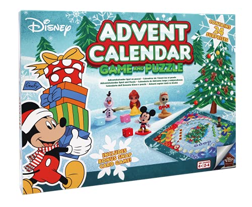 Disney Advent Calendar, Official Christmas Board Game, 25 Pieces, from 3 Years