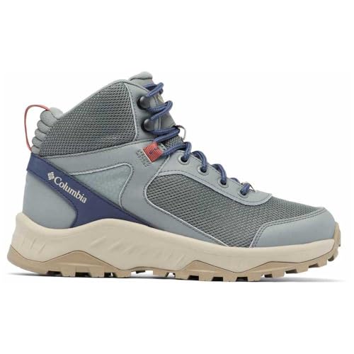 Columbia women's Trailstorm Ascend Mid Waterproof Hiking Shoe, 2024 Sedona Sage/Nocturnal, 9