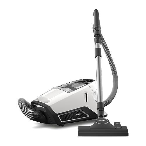 Miele Blizzard CX1 Excellence PowerLine SKCR3 Lotus White Bagless Cylinder Vacuum Cleaner