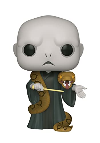 Funko FU48037 Pop! Harry Potter: Voldemort with Nagini Vinyl Figure, 10",Multicolor