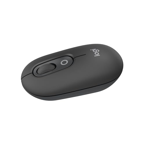 Logitech Pop Mouse With Emoji Graphite