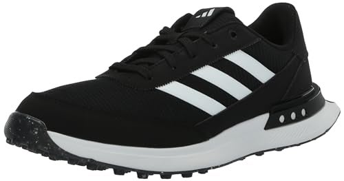 adidas Women's S2g Spikeless 24 Golf Shoes, Core Black/Footwear White/Silver Metallic, 8.5