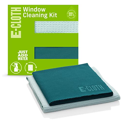 e-cloth Window Pack-2 Microfiber Cleaning Cloths, Green, 2 Count, 10615W
