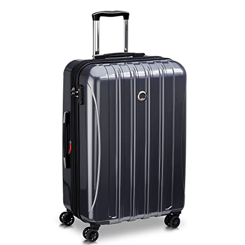 DELSEY PARIS Helium Aero Hardside Expandable Luggage with Spinner Wheels, Titanium, Carry-On 21 Inch, Titanium, Carry-On 21 Inch, Helium Aero Hardside Expandable Luggage With Spinner Wheels