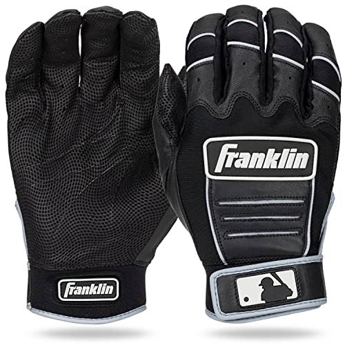 Franklin Sports MLB CFX Pro Baseball Batting Gloves - Black - Adult Small
