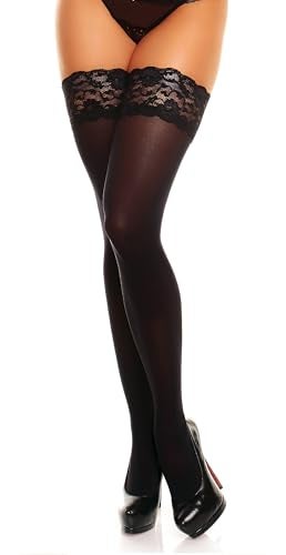 GLAMORY Micro 60 hold-ups plus Size, Black, 14-16