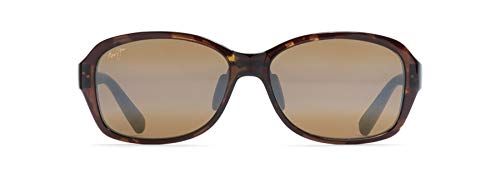 Maui Jim Women's Koki Beach Polarized Fashion Sunglasses, Olive Tortoise/Hcl Bronze Polarized, Medium