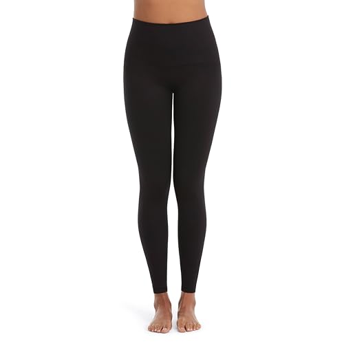 SPANX Women's Plus Size Look at Me Now Seamless Leggings Very Black 2X 26