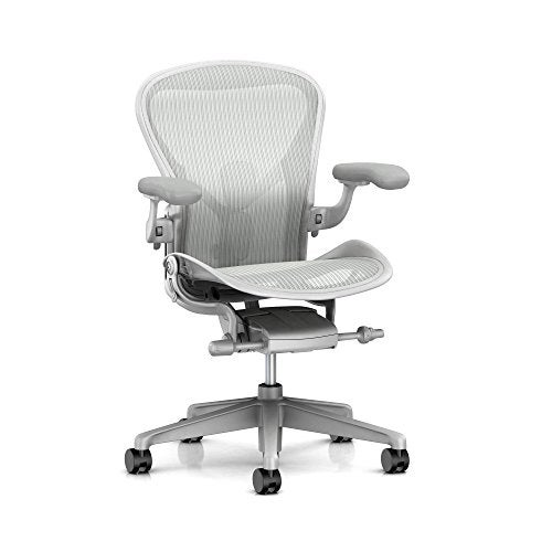Herman Miller Aeron Ergonomic Chair - Size C, Mineral