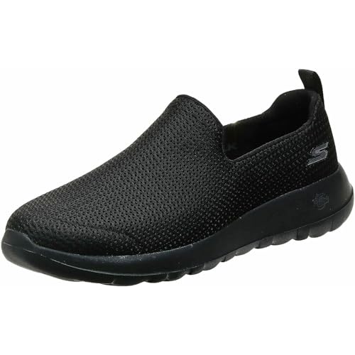 Skechers Men's Go Max-Athletic Air Mesh Slip on Walking Shoe Sneaker, Black, 10.5