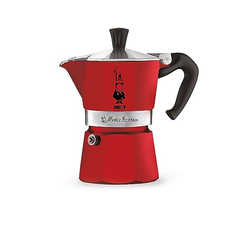 Bialetti 4941 Moka Express Espresso Maker, Red,1-Cup