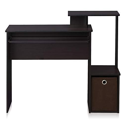 Furinno Econ Multipurpose Home Office Computer Writing Desk, regular, Dark Walnut