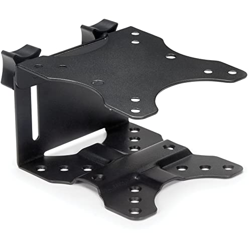 StarTech.com Thin Client Mount - Mini PC VESA Mount - Adjustable .7 to 2.8" - Under Desk Computer Mount - Mac Mini Monitor Mount (ACCSMNT), Black, 3.7" x 3.1" x 4.6"