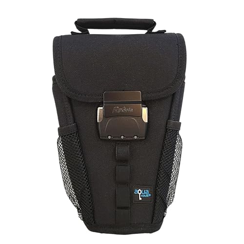Anti-Theft Lockable Travel Safe & Portable Beach Chair Vault. As Seen on Shark Tank. Personal Safe thats Packable, Lightweight, & Slash Resistant. FlexSafe by AquaVault - Black Color
