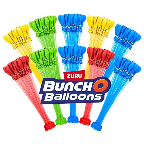 Bunch O Balloons - 350 Rapid-Fill Water Balloons (10 Pack) Amazon Exclusive, Multi-colored