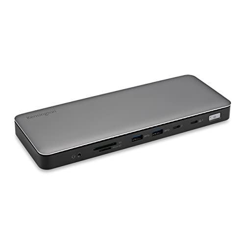 Kensington SD5760T Thunderbolt 4 Dual 4K Docking Station, 100W PD, 2 x HDMI, Thunderbolt Port, SD/Micro SD 4.0 Card Slots, Dual 4k 60Hz, for Thunderbolt 4 Windows Laptops and MacBook Pro (K34110NA)