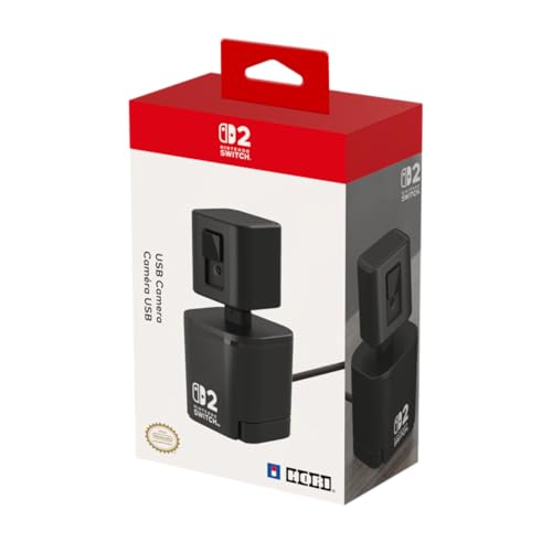 HORI USB-Kamera (Schwarz) für Nintendo Switch 2 - Offiziell lizenziert von Nintendo