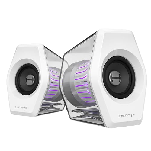 Edifier G2000 Pro 2.0 Computer Gaming Speakers with 64W Peak Power (White)