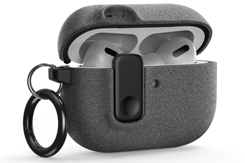 VRS Design Modern Lock for Apple AirPods Pro 3rd Generation Case (2025) – Sleek Protective Style with Locking Security Compatible with Airpods Pro 3 (Sand Stone)