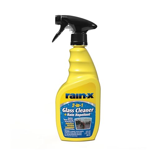 Rain-X 5071268 2-in-1 Glass Cleaner & Repellent, 23oz