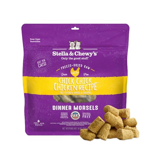 Stella & Chewy's Chick, Chick, Chicken Freeze Dried Dinner Morsels for Cats 18oz