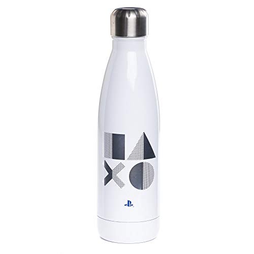 Paladone Playstation Metal Water Bottle PS5 - Easy Hydrate for Boys, Gamers - Officially Licensed Merchandise