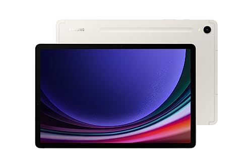 Samsung Galaxy Tab S9 11” 256GB WiFi 7 Android AI Tablet, Snapdragon 8 Gen 2 Processor, AMOLED Screen, Durable Design S Pen Included, Long Battery Life, Auto Focus Camera, US Version, 2023, Beige