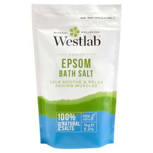 Westlab Epsom Salt Resealable Stand Up Pouch, 1Kg