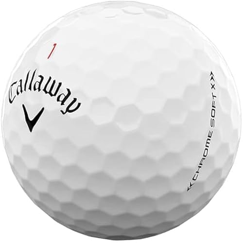 LostGolfBalls - Chrome Soft X Golf Balls for Callaway Golf, Near Mint Quality, Premium Used & Recycled, 72 Count