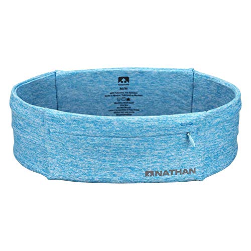 Nathan THE Zipster Training Fanny Pack, Unisex Adult, Unisex adult, 7702, White (Blue Radiance), XS