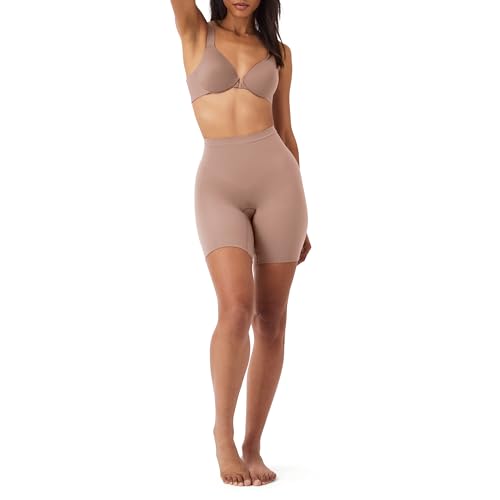 SPANX Shapewear for Women Tummy Control Power Short (Regular and Plus Size), Cafe Au Lait, X-Large