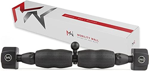 Mobility Wall (Smooth Roller) - Revolutionary Standing Foam Roller & Trigger Point Release for Neck, Shoulders, Back, Arms and Legs - Foam Rolling Physical Therapy