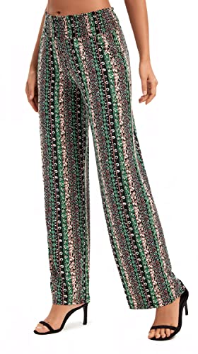 Urban CoCo Women's Boho Palazzo Pants Wide Leg Lounge Pants, #18, X-Large