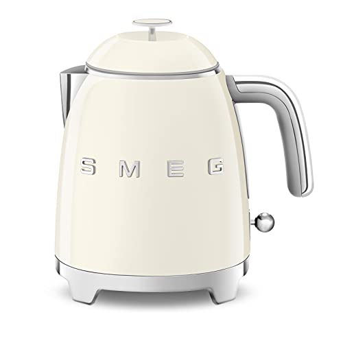 Smeg KLF05CRUK Mini Electric Kettle, 0.8L, Cream
